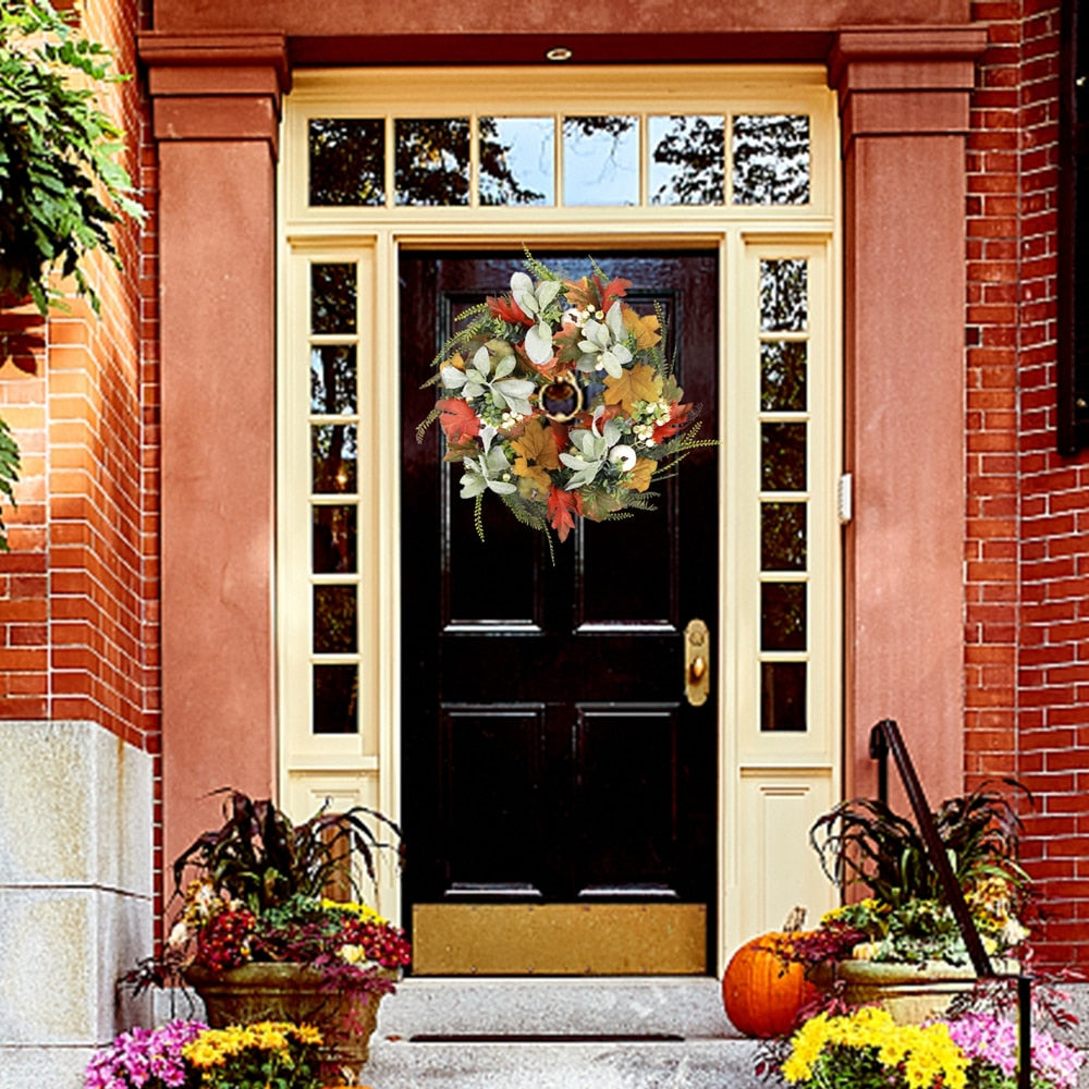 40cm Fall Wreaths for Front Door