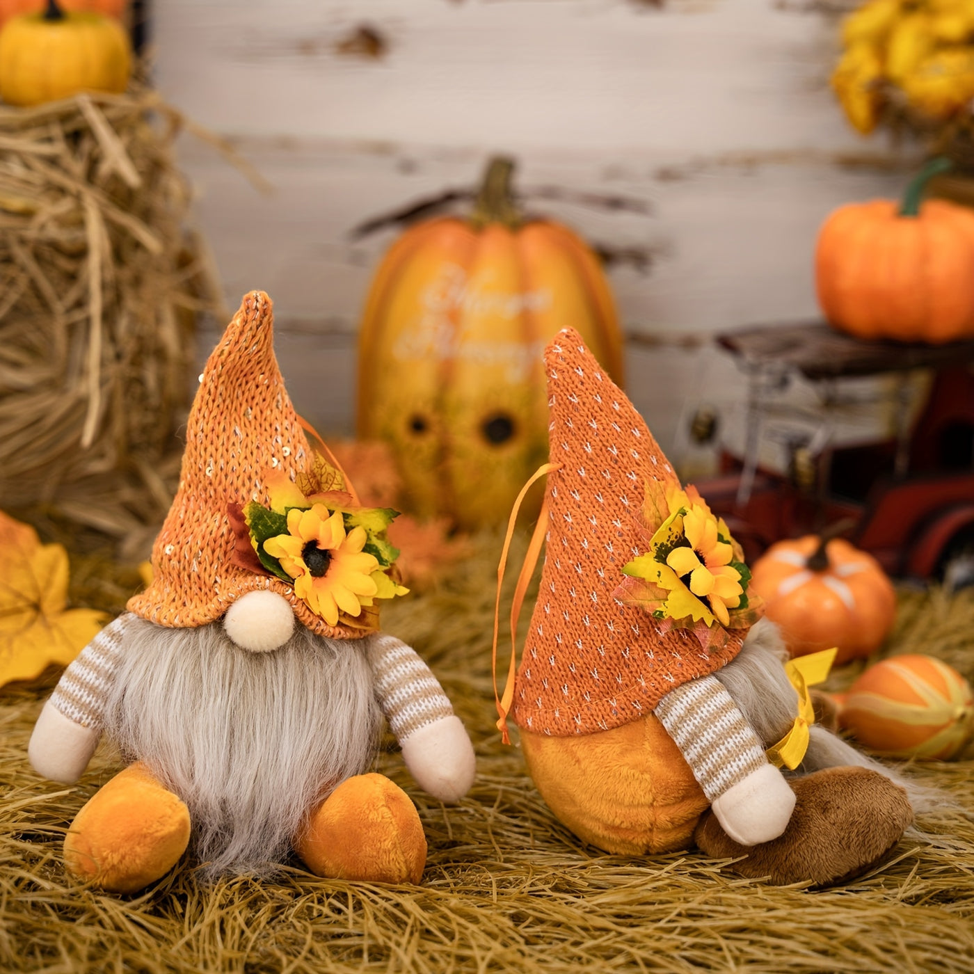 Autumn Decorations Halloween Gnome Dolls