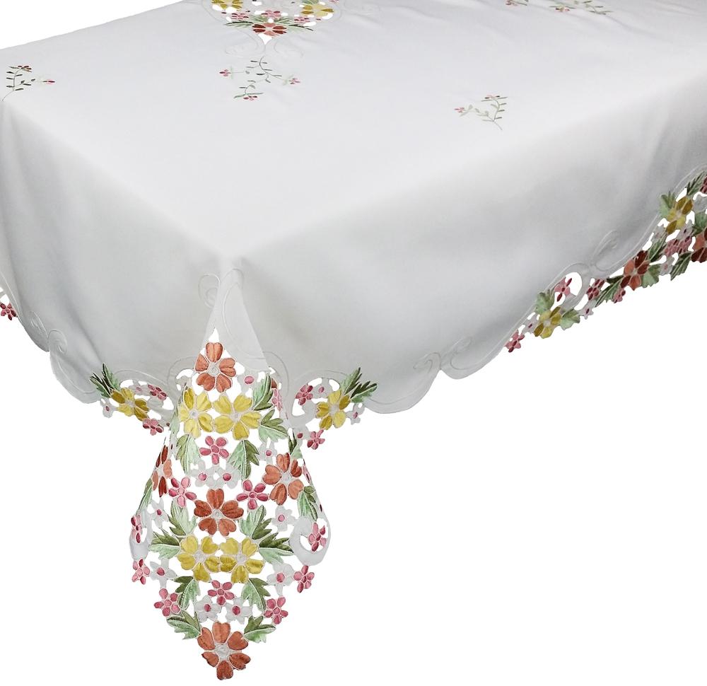 Fancy Flowers Tablecloth