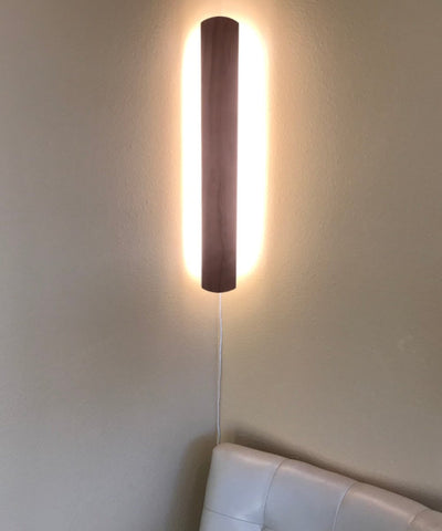 3"W Solid Wood Hover Plank Light