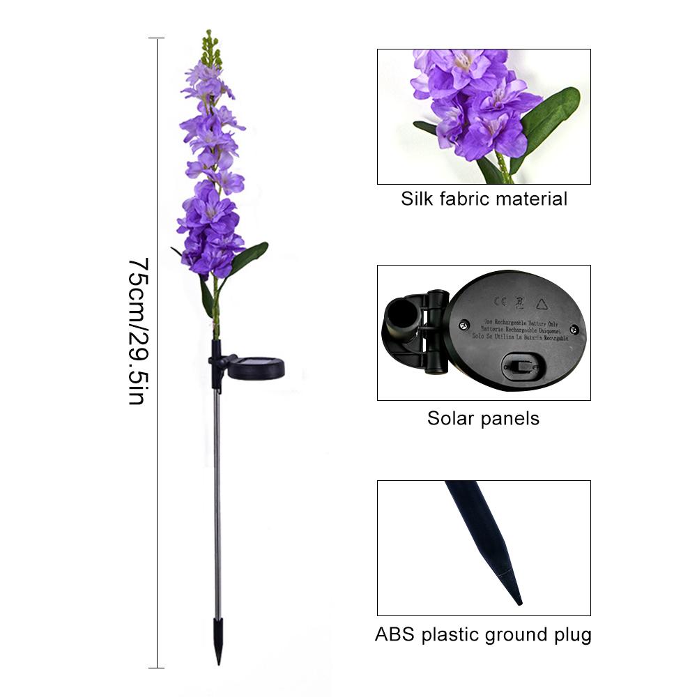 Violet Design Solar Flower Light - WishBest
